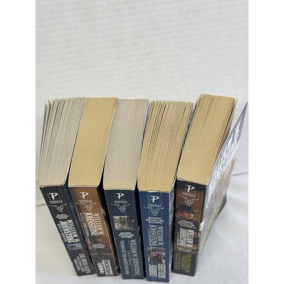 Book Lot Of 5 William W Johnstone Mountain Man  American West Series Paperback - Picture 4 of 7